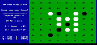 8088 Othello screenshot