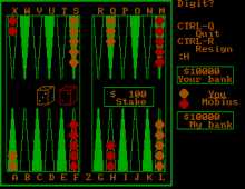 Backgammon screenshot