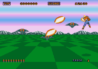Space Harrier screenshot