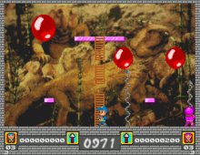 Dinosaur Balls (a.k.a. Pang) screenshot