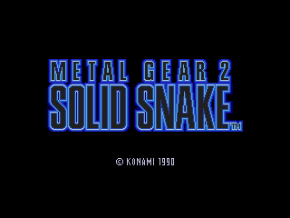 Metal Gear 2: Solid Snake screenshot