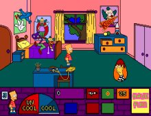 Simpsons: Bart's House of Weirdness, The screenshot