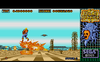 Space Harrier screenshot