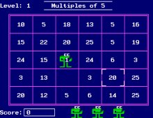Number Munchers screenshot