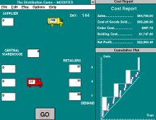 Distribution Game, The screenshot