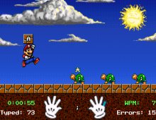 Mario Teaches Typing screenshot