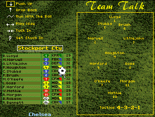 Player Manager 2 Extra AGA screenshot